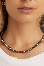 Gorjana Lou Black Pearl Necklace
