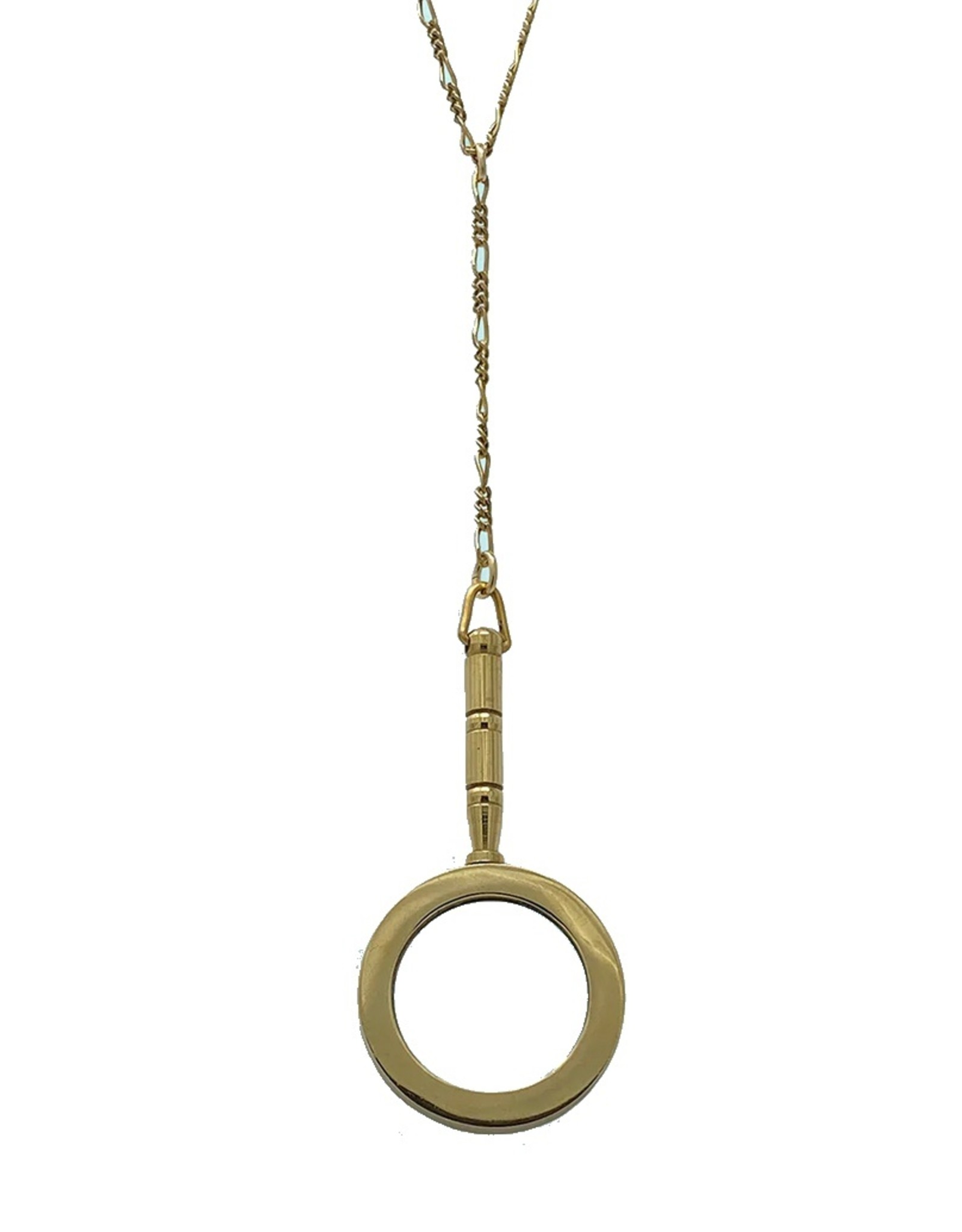 Long Y-drop Magnifying Glass Necklace - Iris Boutique