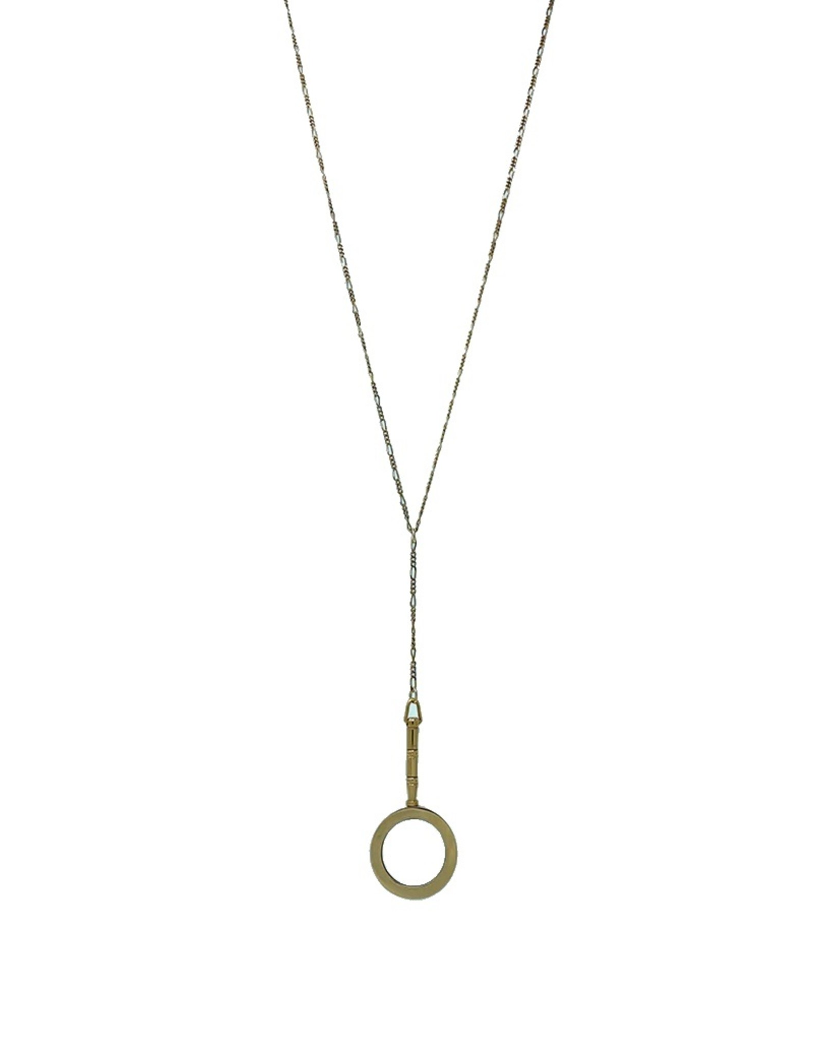 Long Y-drop Magnifying Glass Necklace – Custard Boutique