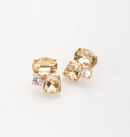 Violet & Brooks Gold Skylar Crystal Post Earring