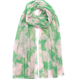 Spring Green Moon Flower Sustainable Wrap