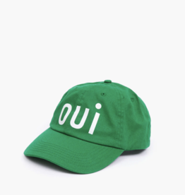 Clare V Green w/Cream Oui Baseball Hat