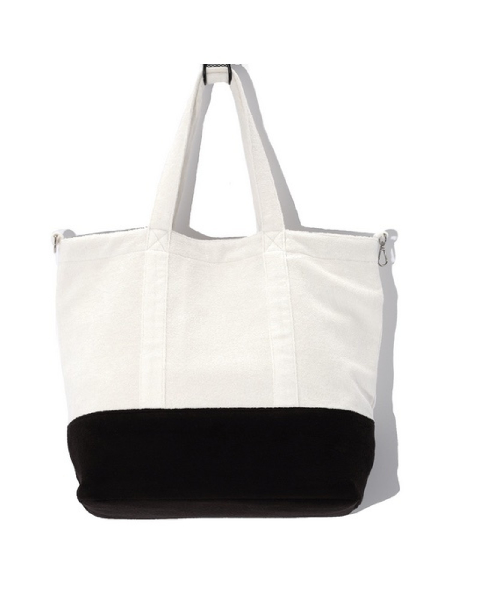 Black/white Terry Tote Bag