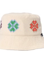 Cream Pinwheel Bucket Hat