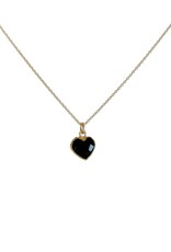 Ornamental Things Heart of Stone Onyx Necklace