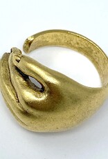 Ornamental Things Gold Hand Ring