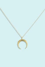 Ornamental Things Crescent Moon Necklace