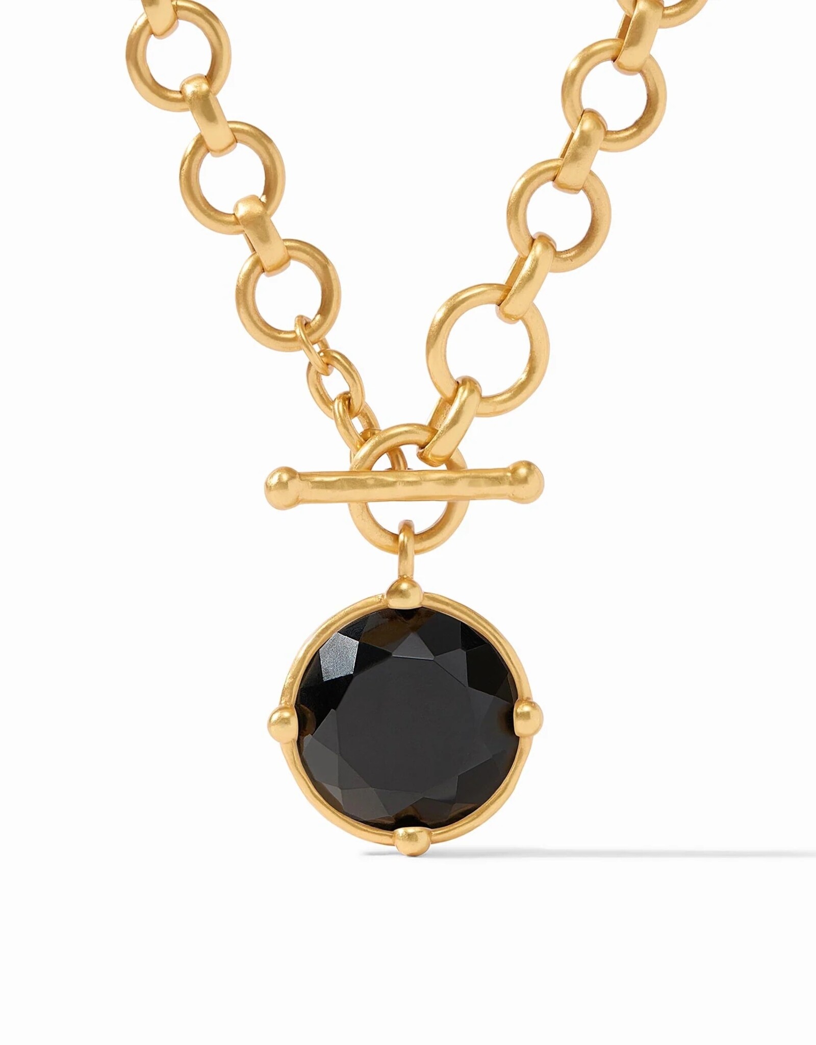 Julie Vos Honeybee Demi Obsidian Black Necklace