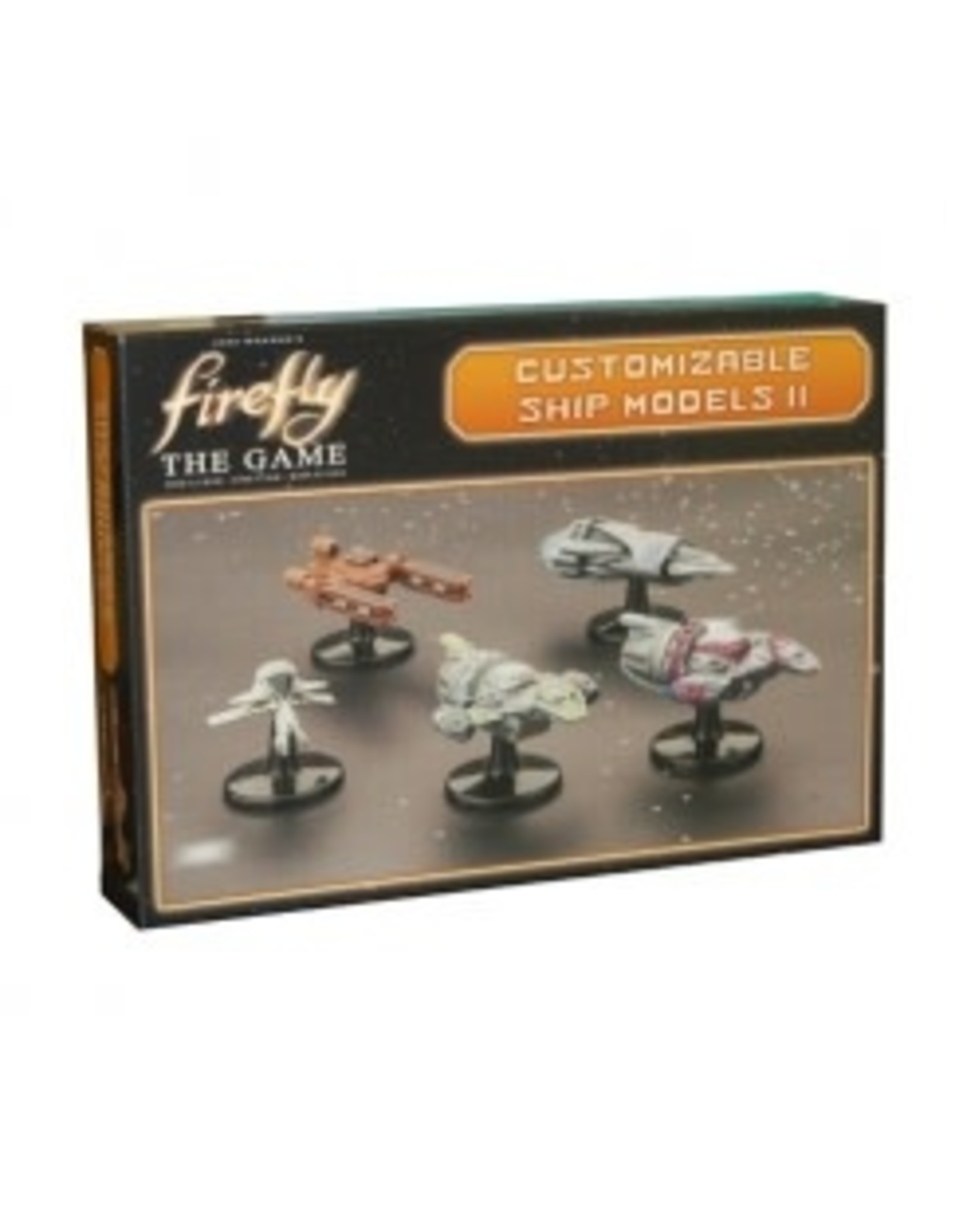Gale Force 9 Firefly: The Game - Ship Set II (S.S. Walden, Jubal Early's Interceptor, Series IV Firefly ships x2, Operative's Corvette)