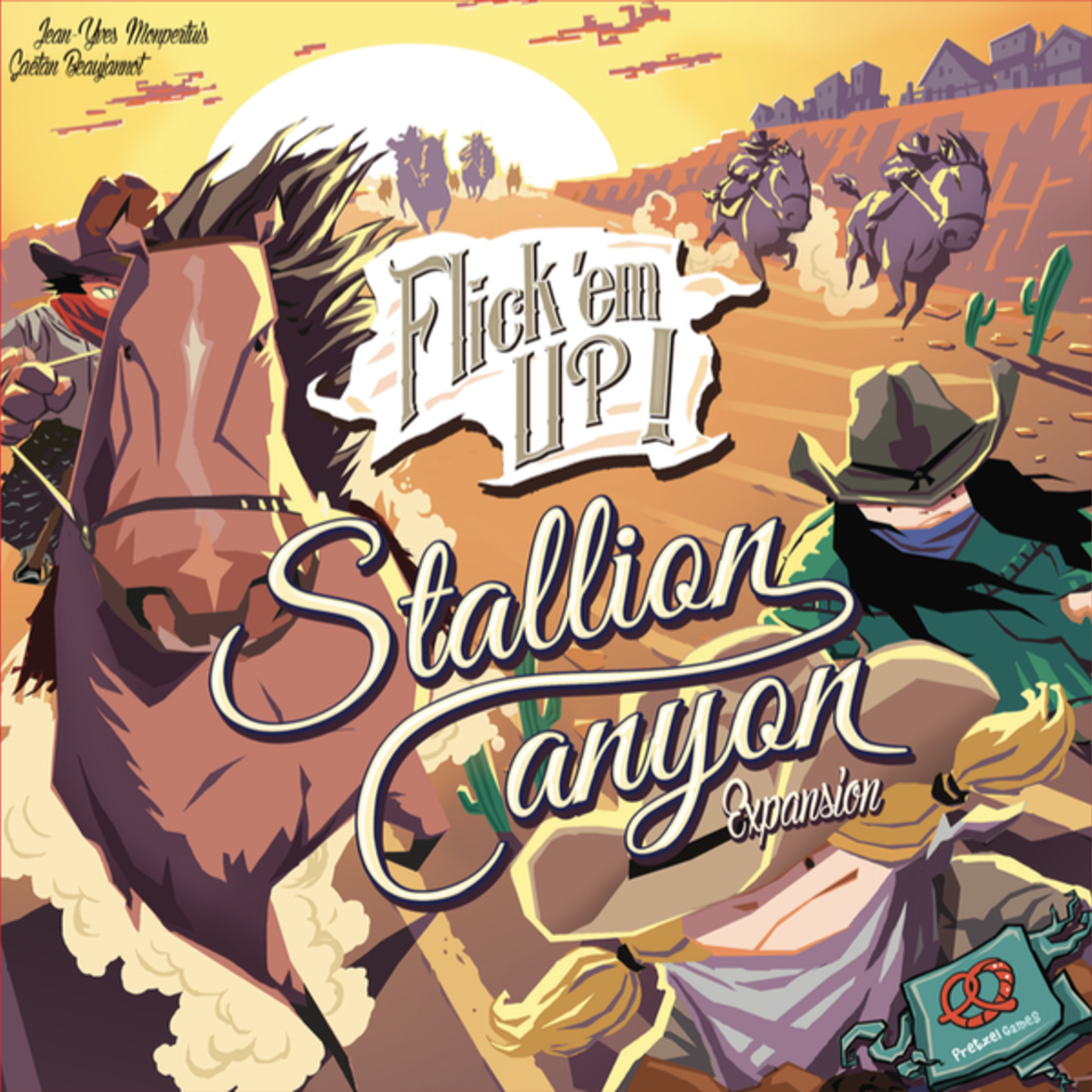 Pretzel Games Flick Em Up! Stallion Canyon Expansion