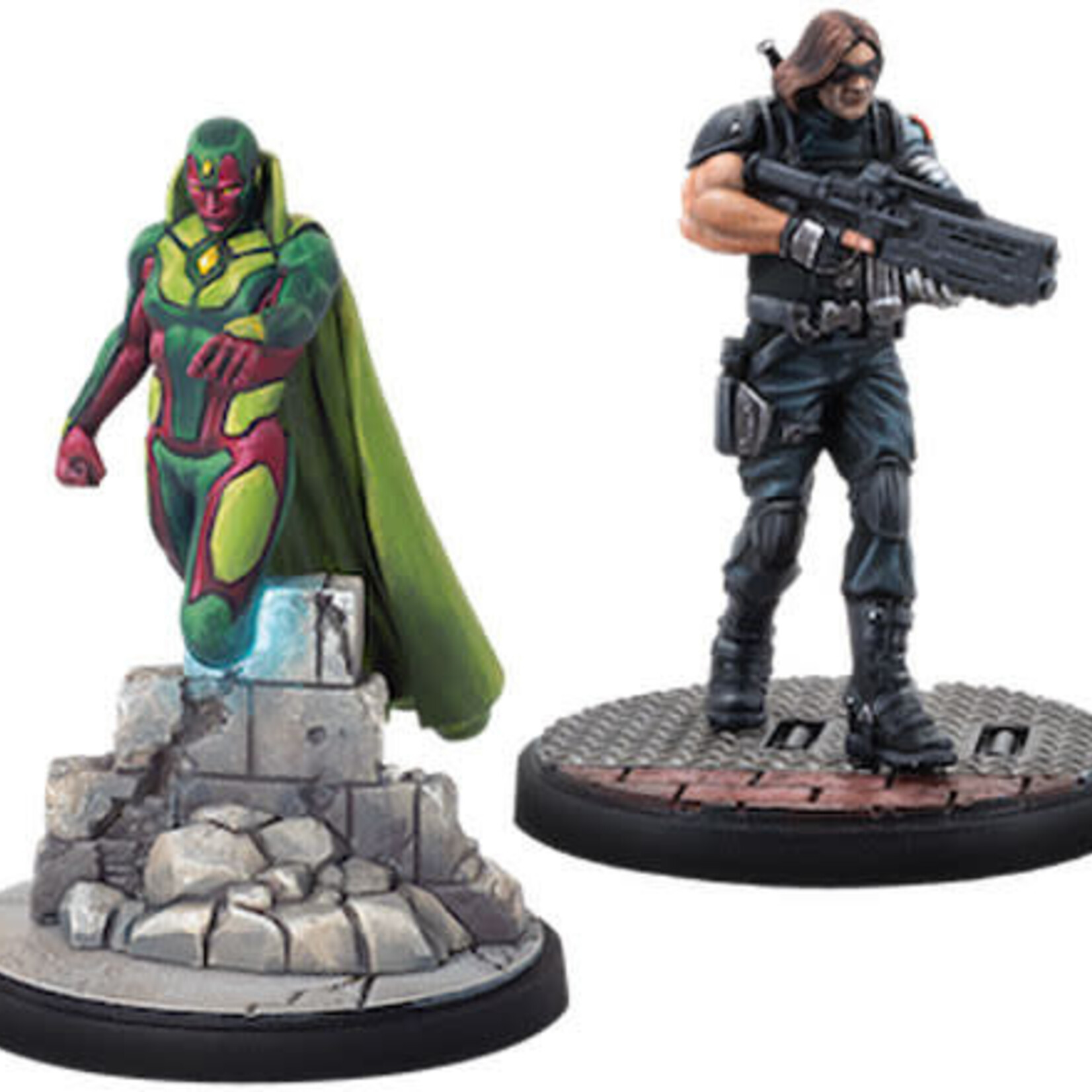 Atomic Mass Games Marvel: Crisis Protocol - Vision and Winter Soldier Character Pack
