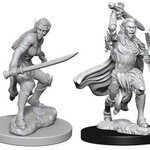 WizKids Dungeons & Dragons Nolzur`s Marvelous Unpainted Miniatures: W6 Female Elf Fighter