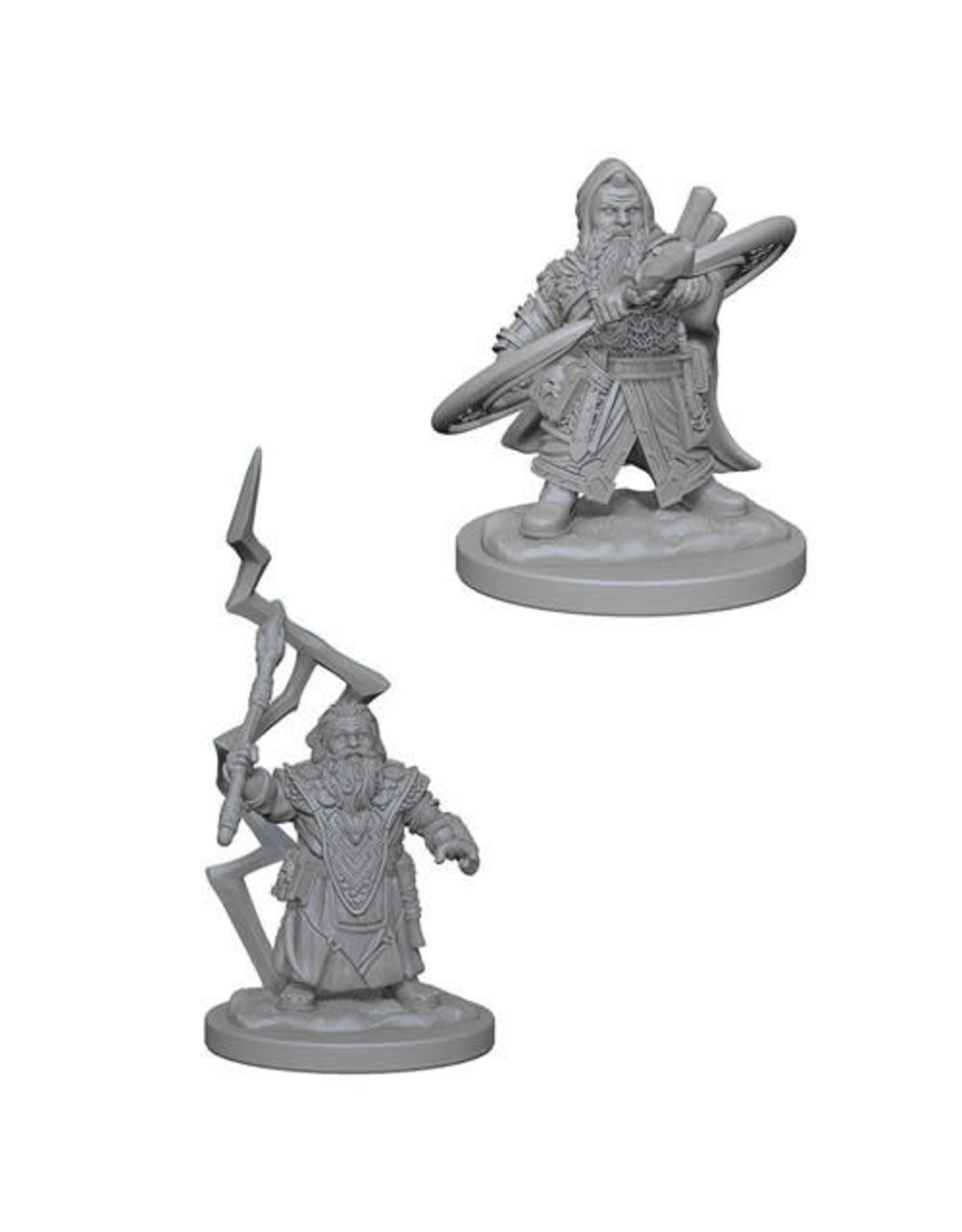 WizKids Pathfinder Deep Cuts Unpainted Miniatures: W4 Dwarf Male Sorcerer