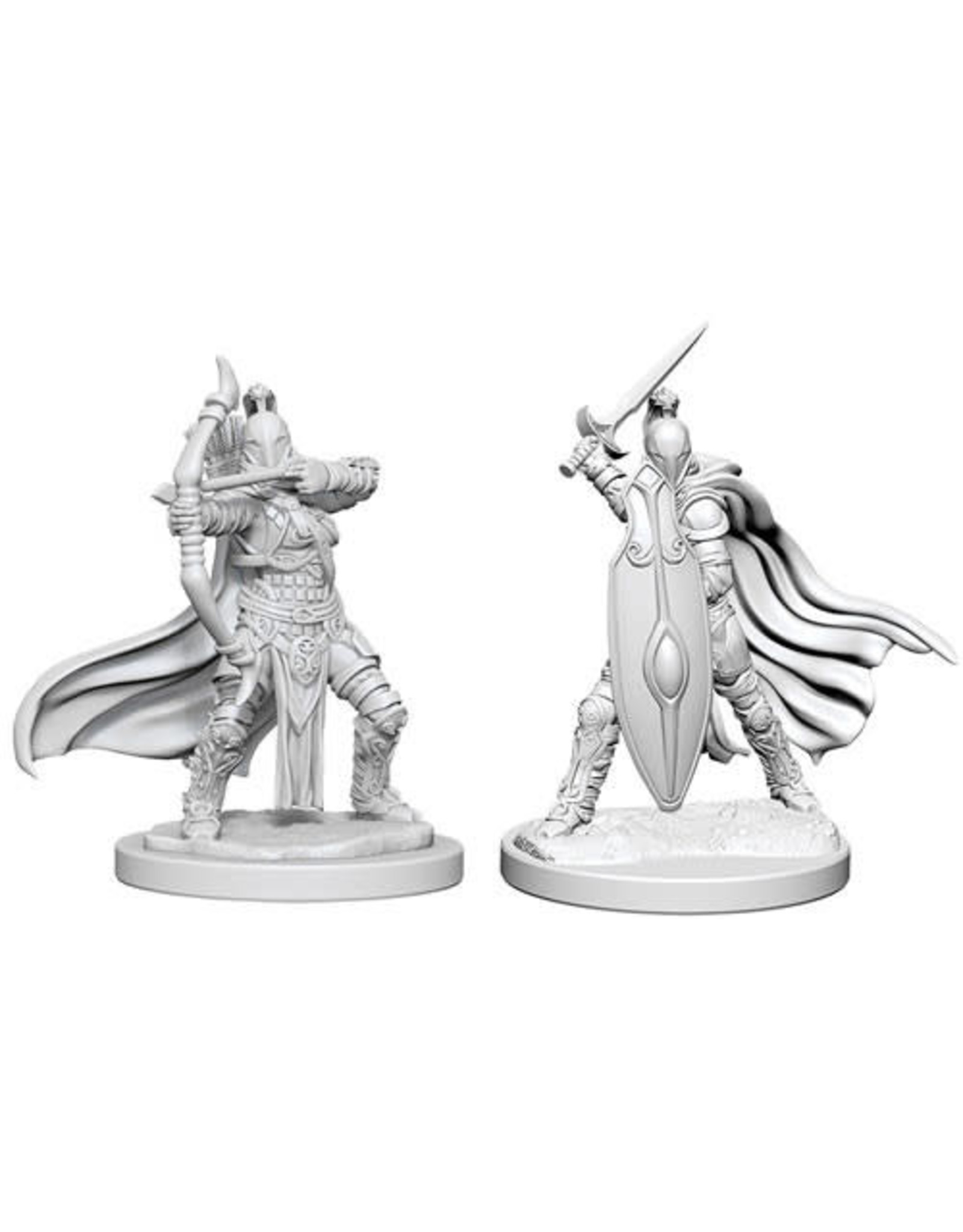 WizKids Pathfinder Deep Cuts Unpainted Miniatures: W6 Female Knights / Gray Maidens