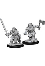 WizKids Pathfinder Deep Cuts Unpainted Miniatures: W8 Dwarf Female Barbarian