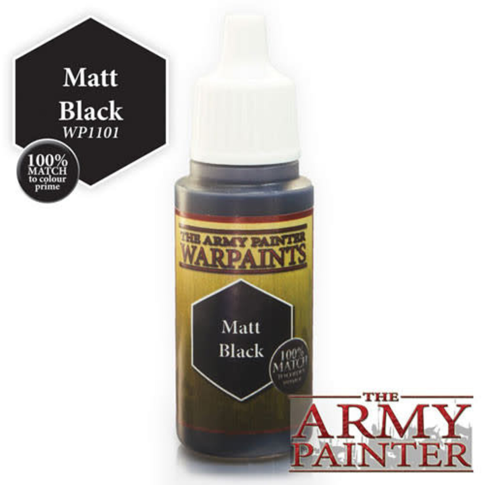 The Army Painter Warpaints: Matt Black 18ml