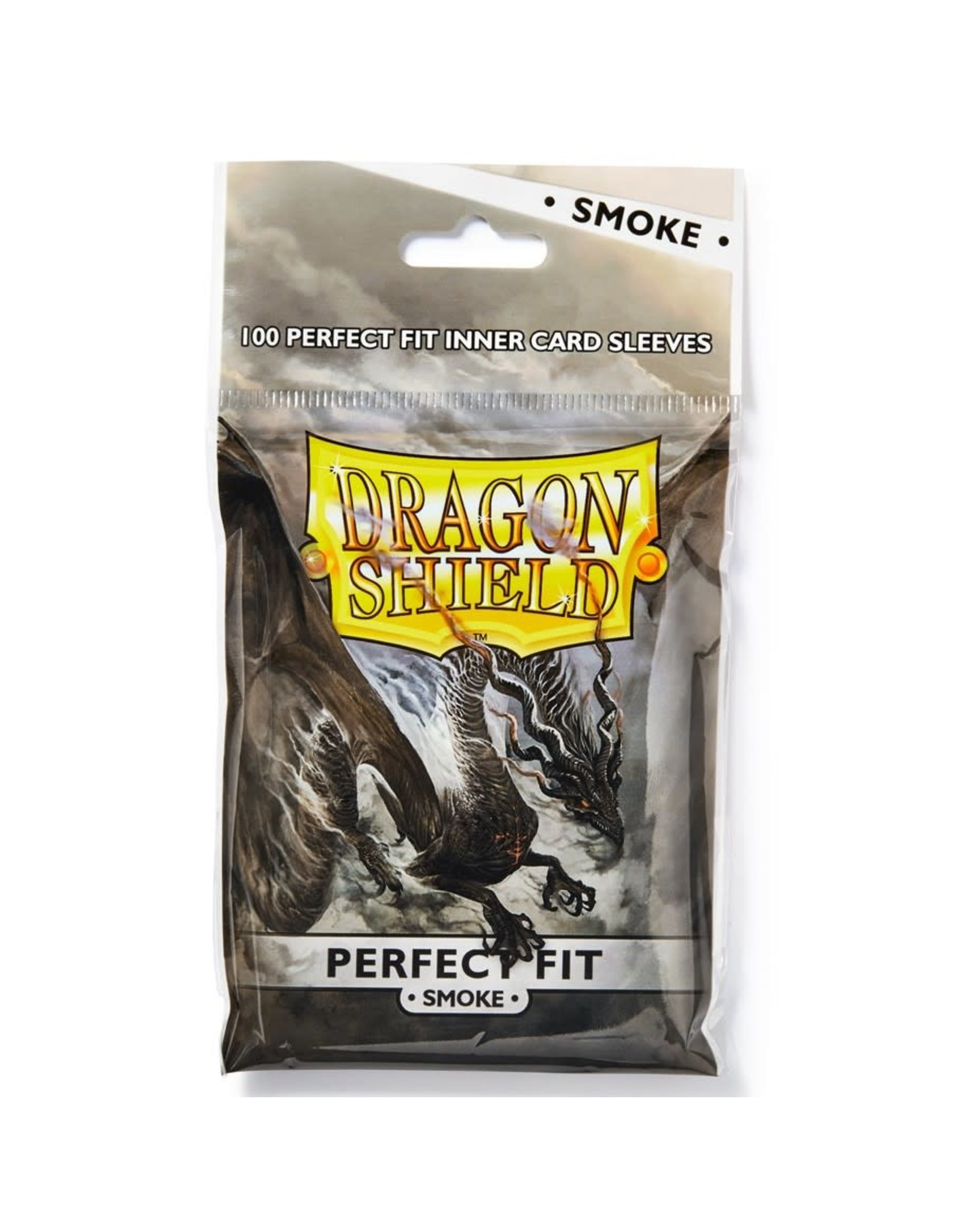 Dragon Shields: (100) Perfect Fit Sealable Smoke - Go4Games