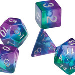 Sirius Dice RPG Dice Set (7): Blue Aurora Semi-Transparent Resin