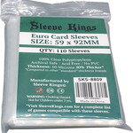 Sleeve Kings Sleeves: Euro Sleeves 60 Microns 59mm x 92mm (110)