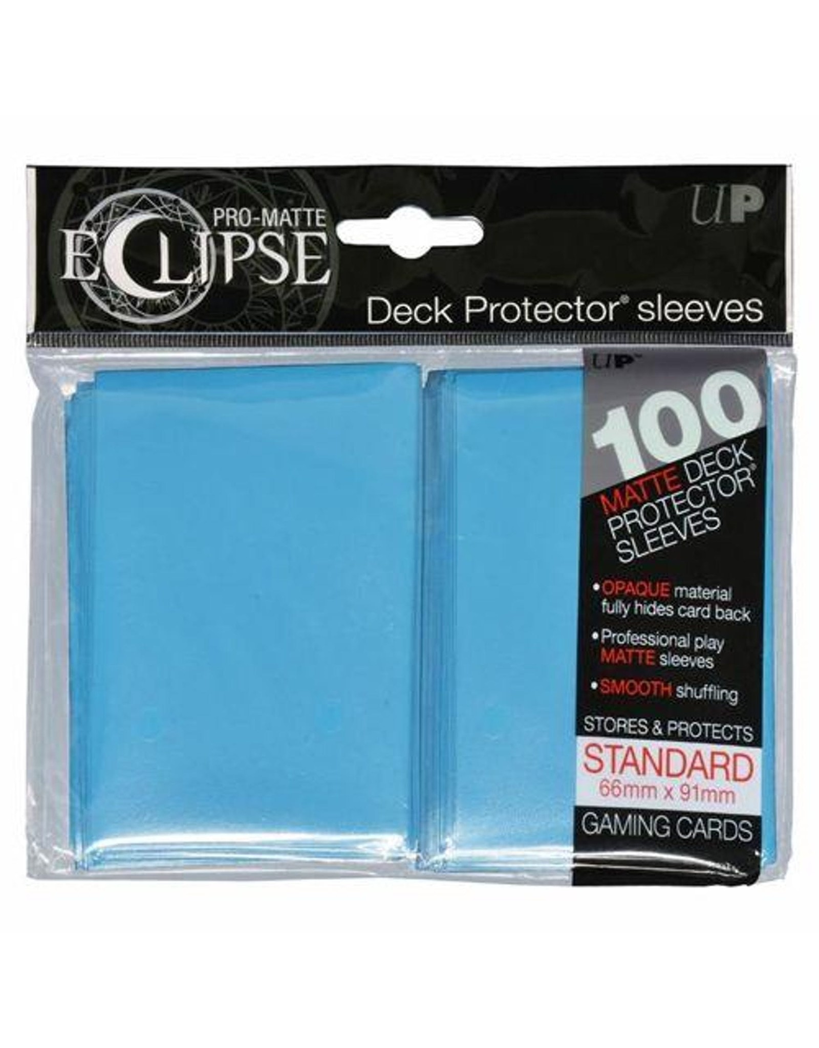Ultra Pro Pro-Matte Eclipse 2.0 Standard Deck Protector Sleeves: Sky Blue (100)