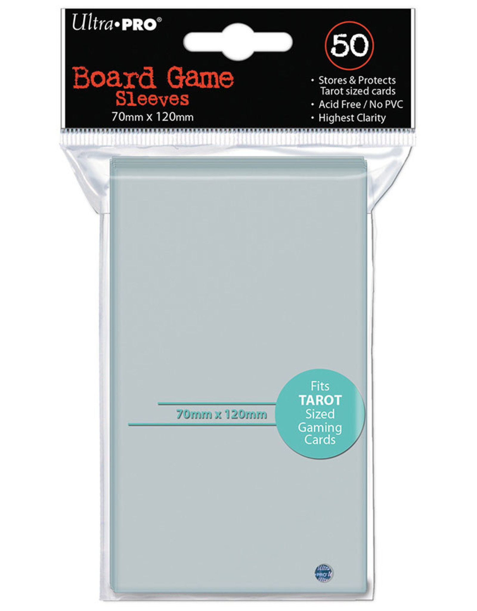 Ultra Pro Board Game Sleeves: Tarot Card 70mm x 120mm (50)