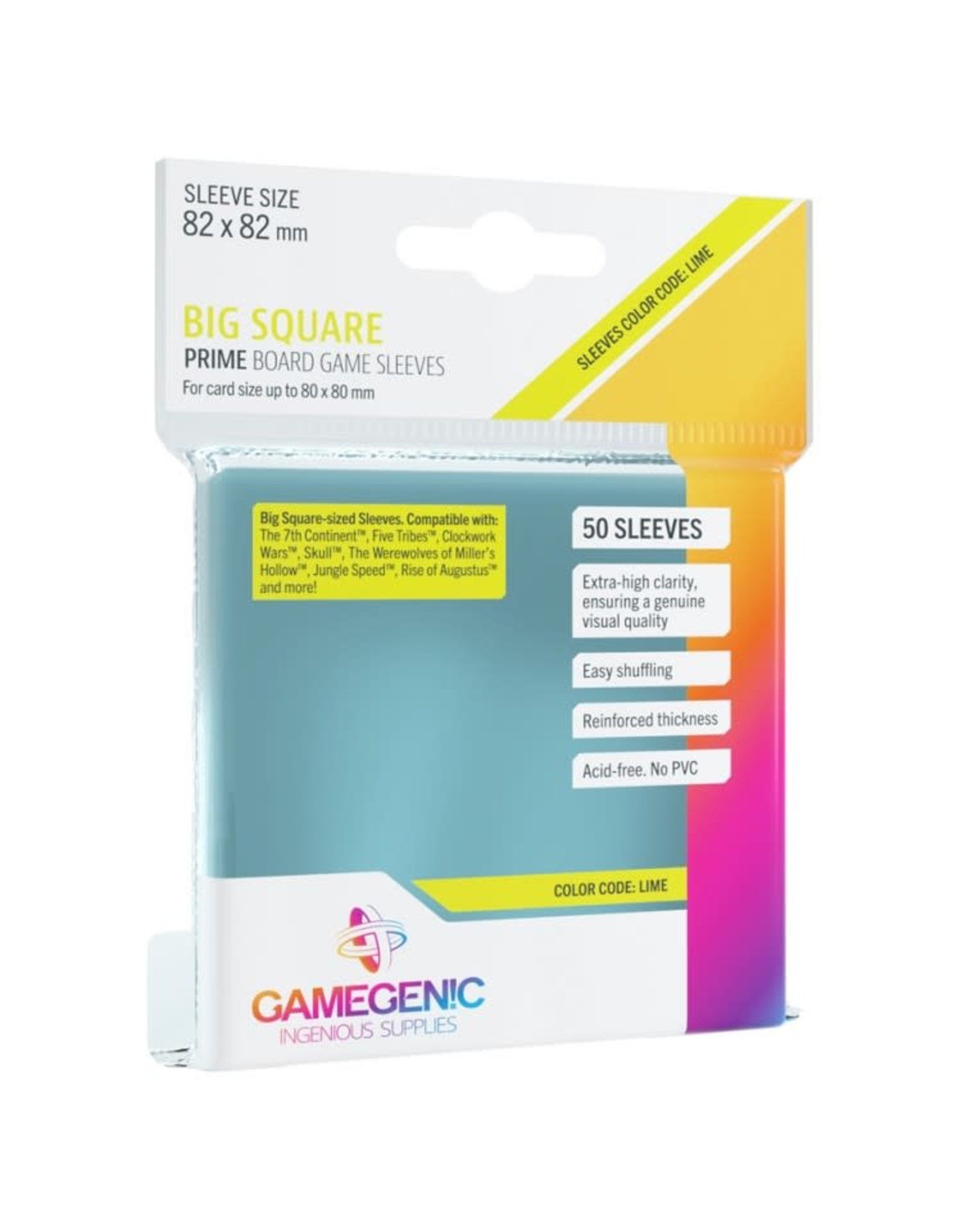 GameGenic DP: Prime: Big Square Lime (50)