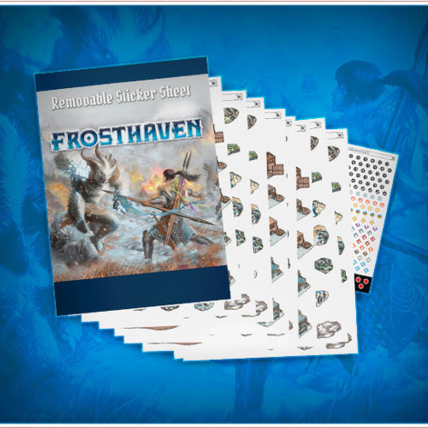 Cephalofair Games Frosthaven Removable Sticker Set