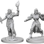 WizKids Pathfinder Deep Cuts Unpainted Miniatures: W1 Elf Female Fighter