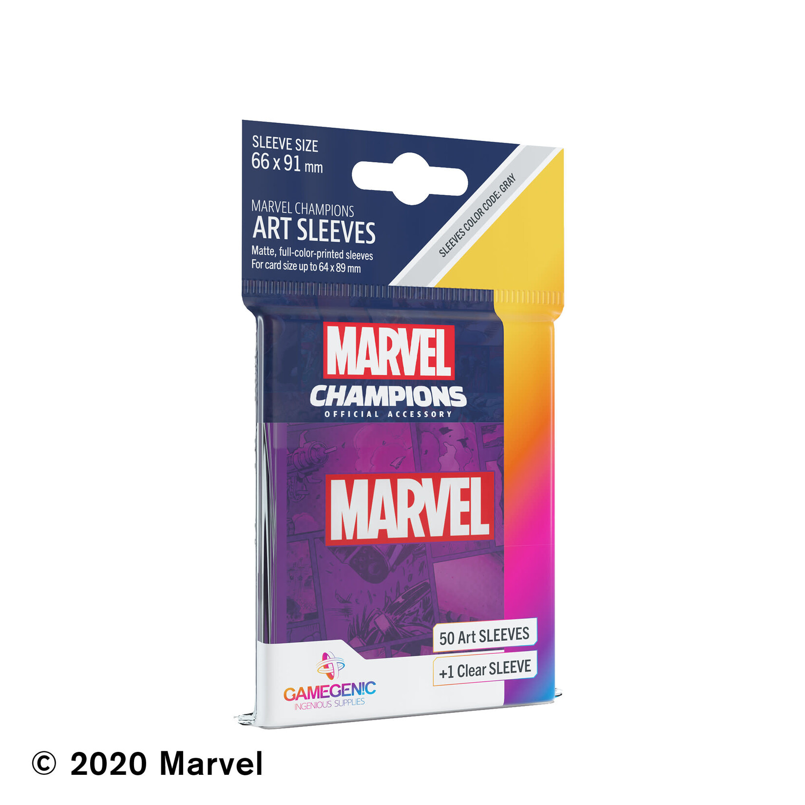 GameGenic Marvel Champions LCG: Purple Sleeves