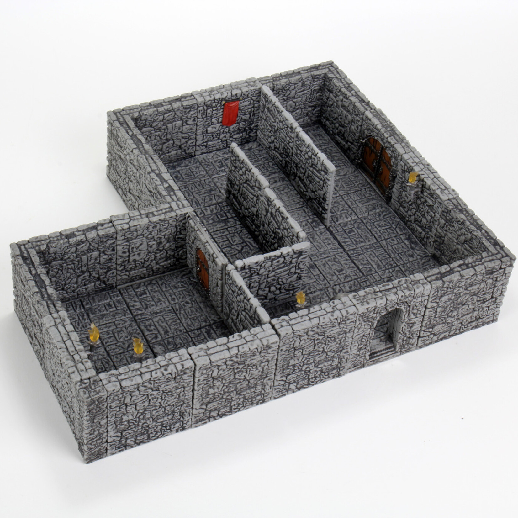 WizKids WarLock Tiles: Dungeon Tiles II Full Height Stone Walls Expansion