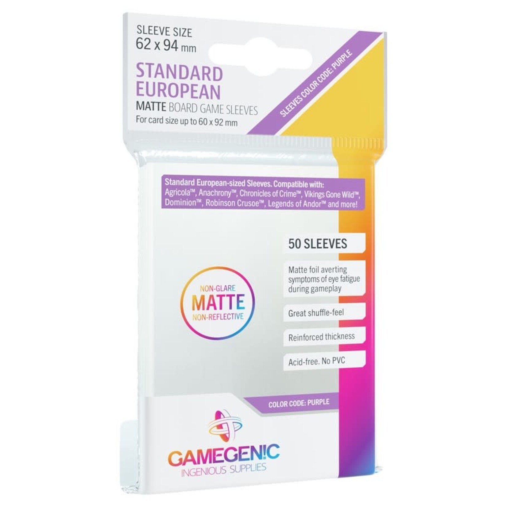 GameGenic DP: Matte: Standard European Purple (50)