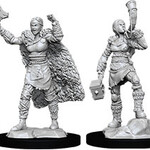 WizKids Dungeons & Dragons Nolzur`s Marvelous Unpainted Miniatures: W12 Female Human Barbarian