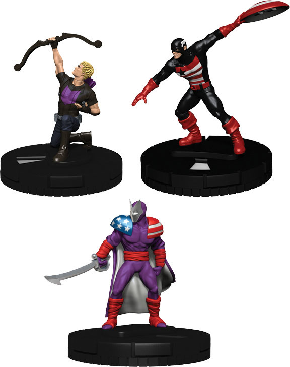 uc * Heroclix captain america and the avengers-captain america #018a