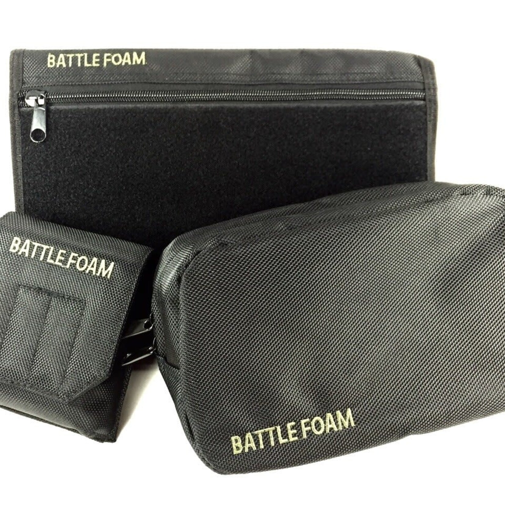 Battle Foam Grenade Ditty Media P.A.C.K. Molle Accessory Bundle (Black)