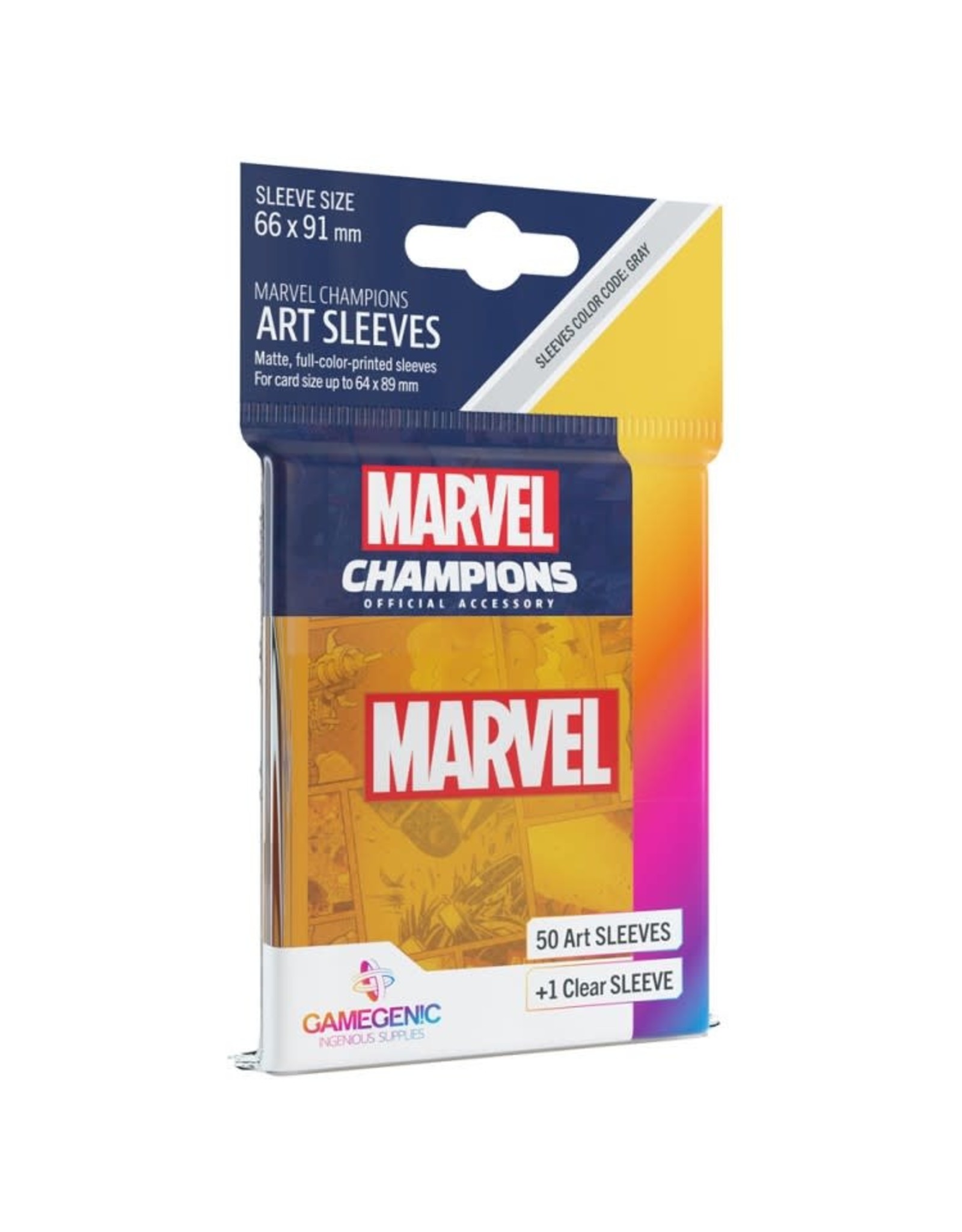 GameGenic Marvel Champions LCG: Orange Sleeves