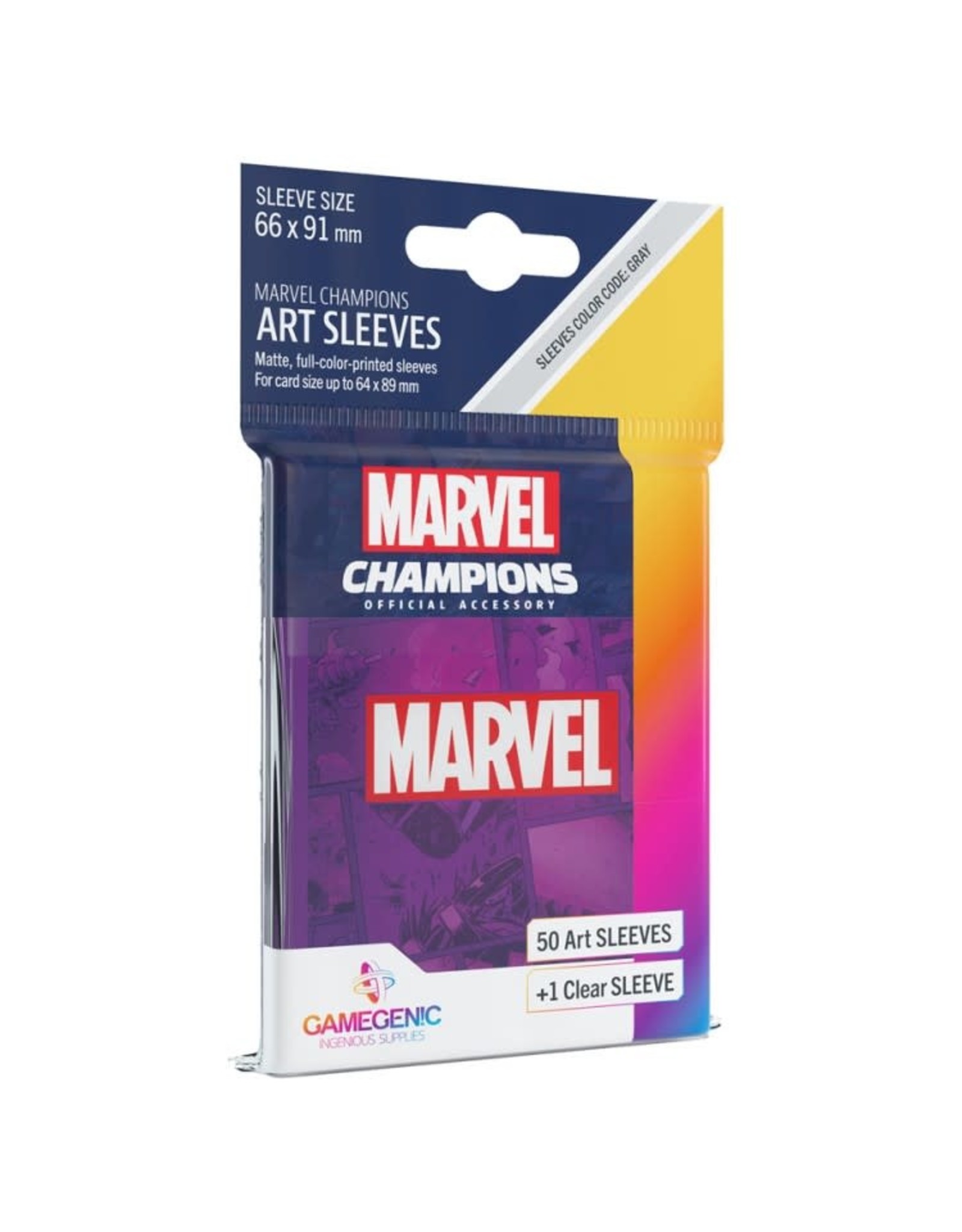 GameGenic Marvel Champions LCG: Purple Sleeves