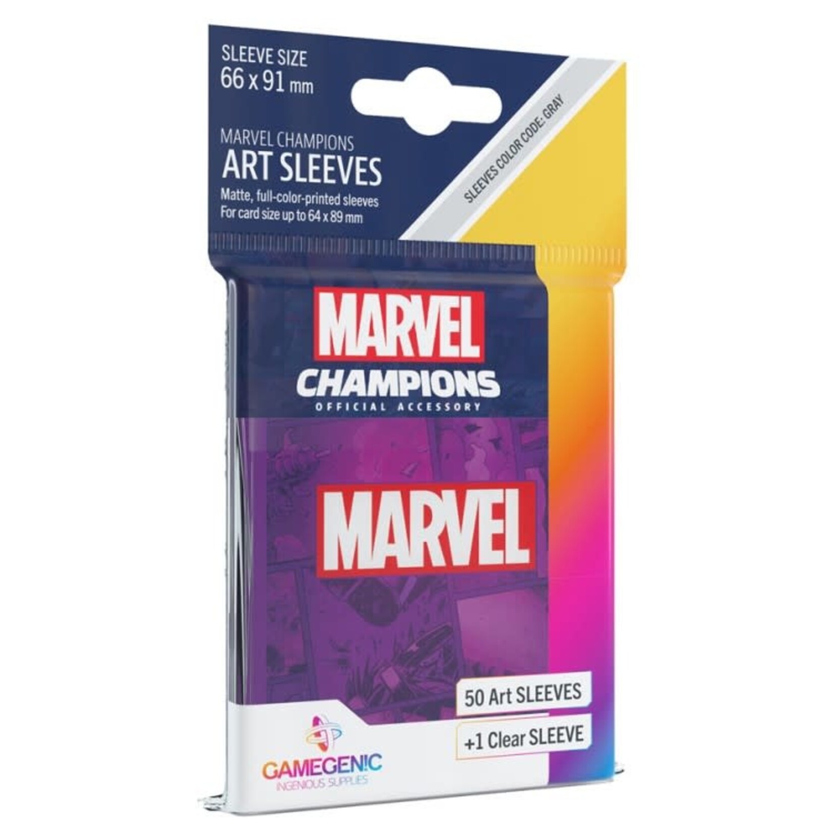 GameGenic Marvel Champions LCG: Purple Sleeves