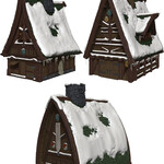 WizKids Dungeons & Dragons Fantasy Miniatures: Icons of the Realms Icewind Dale: Rime of the Frostmaiden - Ten Towns Papercraft Set