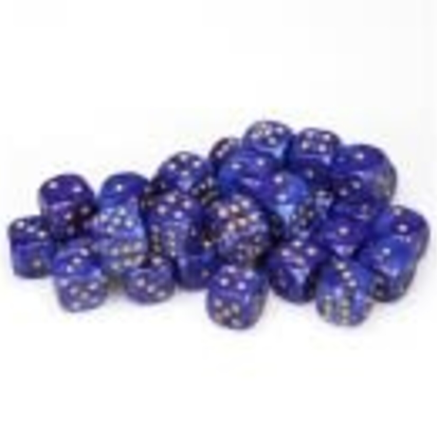 Chessex d6 Cube 12mm Lustrous PUgd (36)