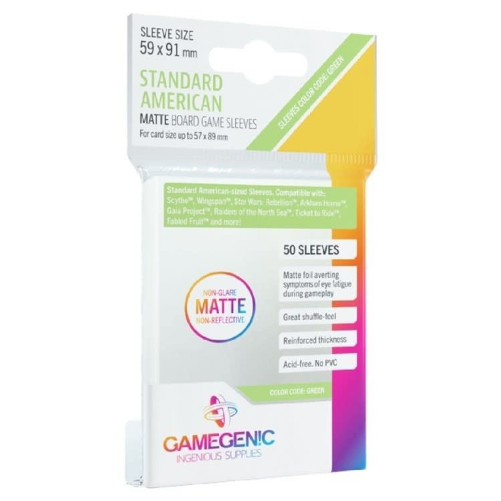 GameGenic DP: Matte: Standard American Green (50)