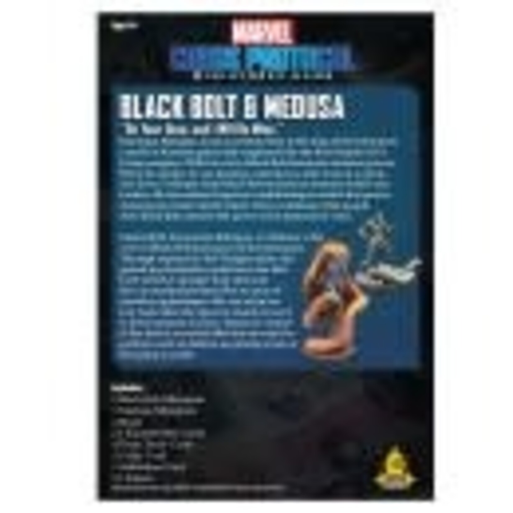 Atomic Mass Games Marvel: Crisis Protocol - Black Bolt and Medusa Pack