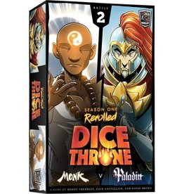 Roxley Game Labs Dice Throne: Season 1 Rerolled Monk vs. Paladin