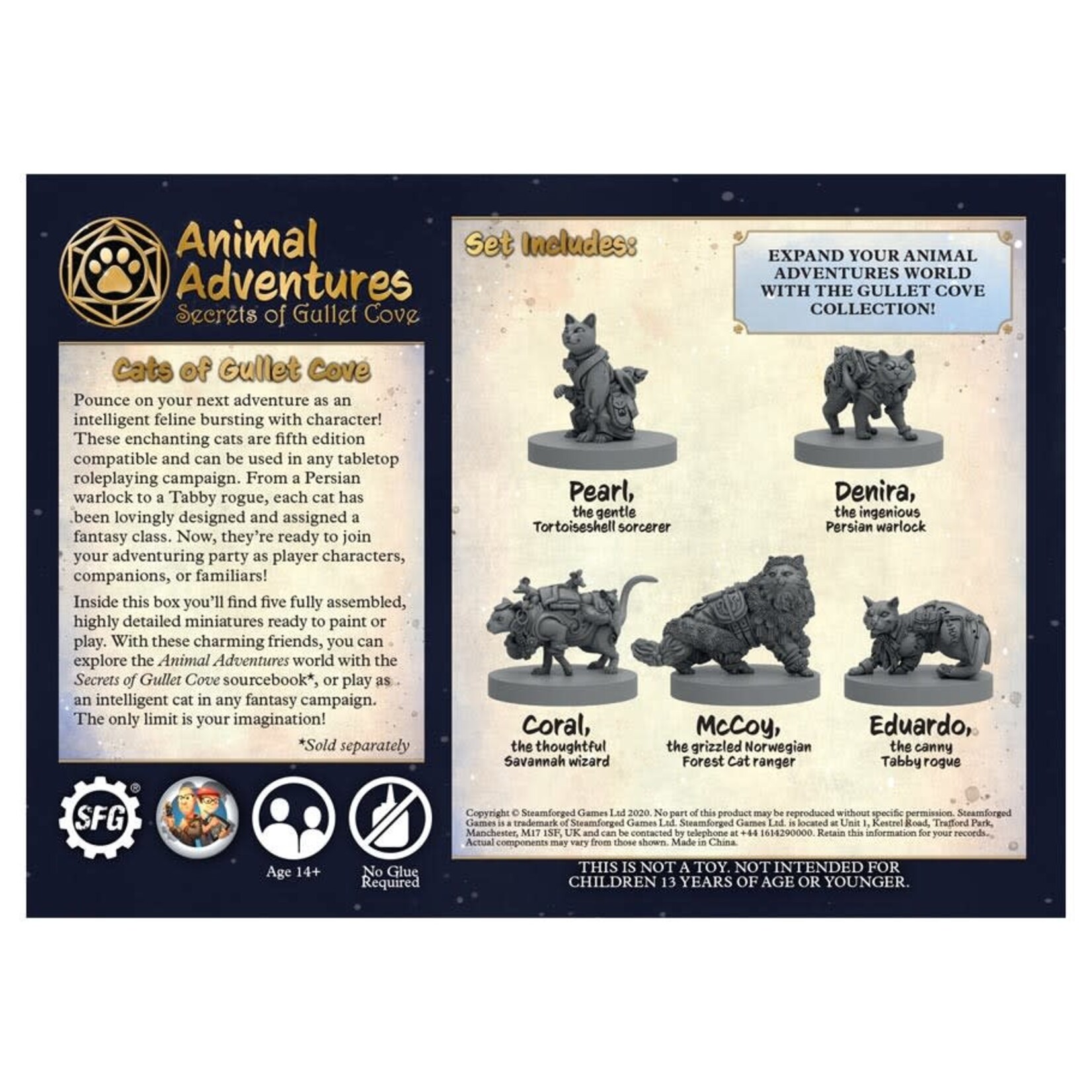 Steamforged Games Animal Adventures: SoGC: Cats