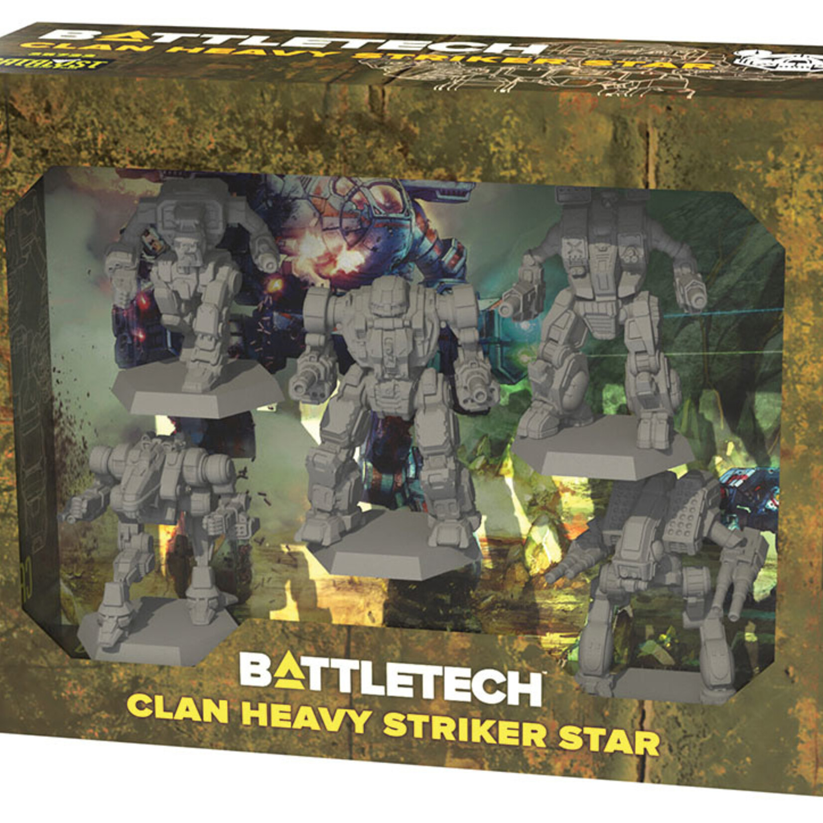 Catalyst Game Labs BattleTech: Miniature Force Pack - Clan Heavy Striker Star