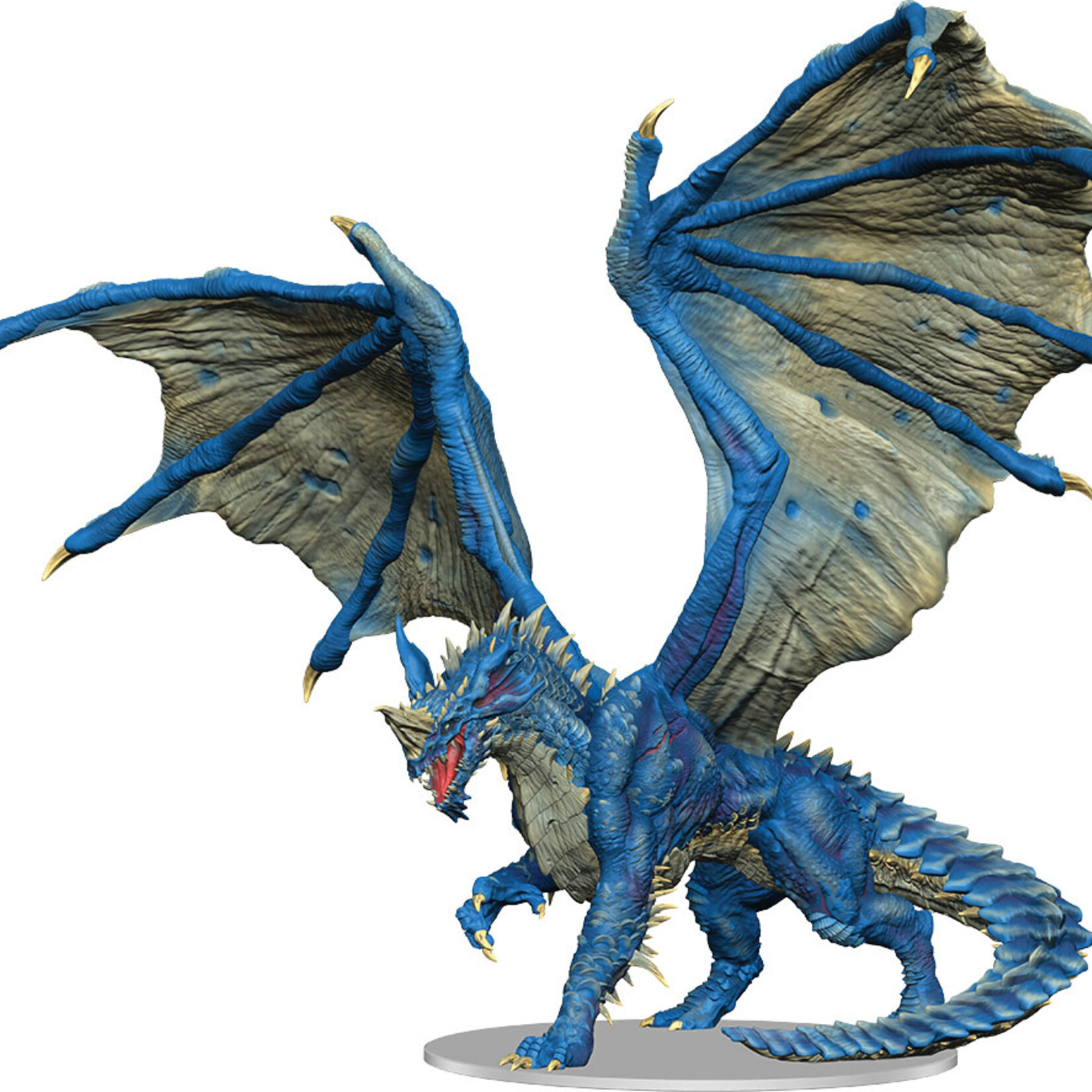 WizKids Dungeons & Dragons Fantasy Miniatures: Icons of the Realms - Adult Blue Dragon Premium Figure