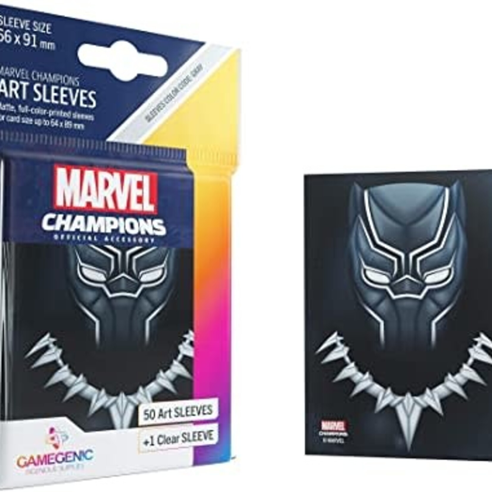 GameGenic Marvel Champions LCG: Black Panther Sleeves