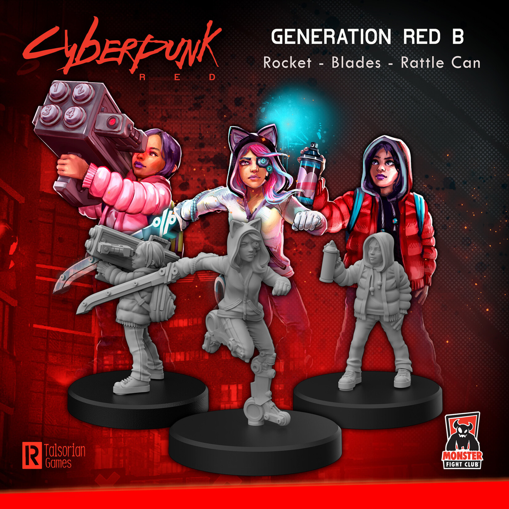 Monster Fight Club Cyberpunk Red RPG: Generation Red B