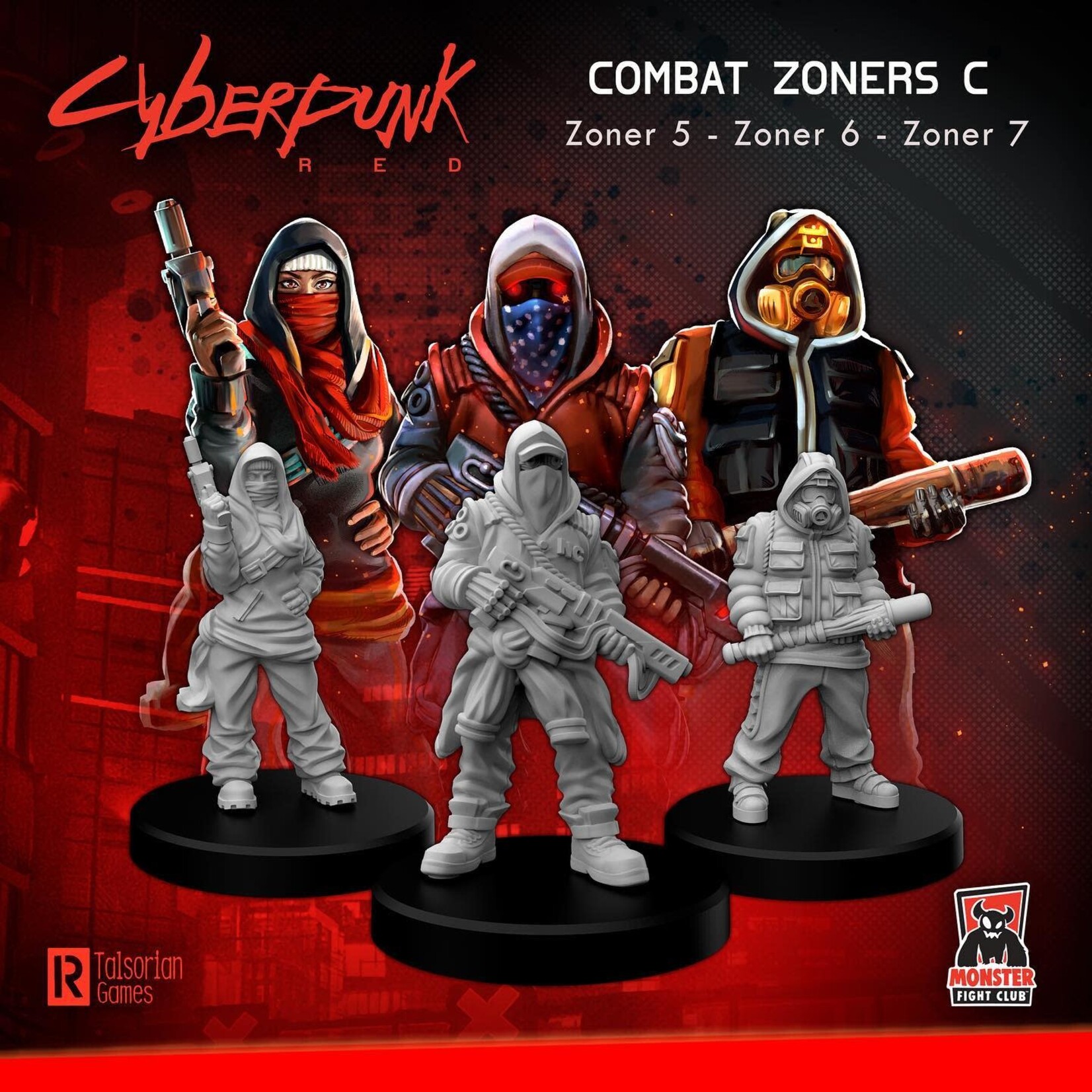 Monster Fight Club Cyberpunk Red RPG: Combat Zoners C (Lookouts)
