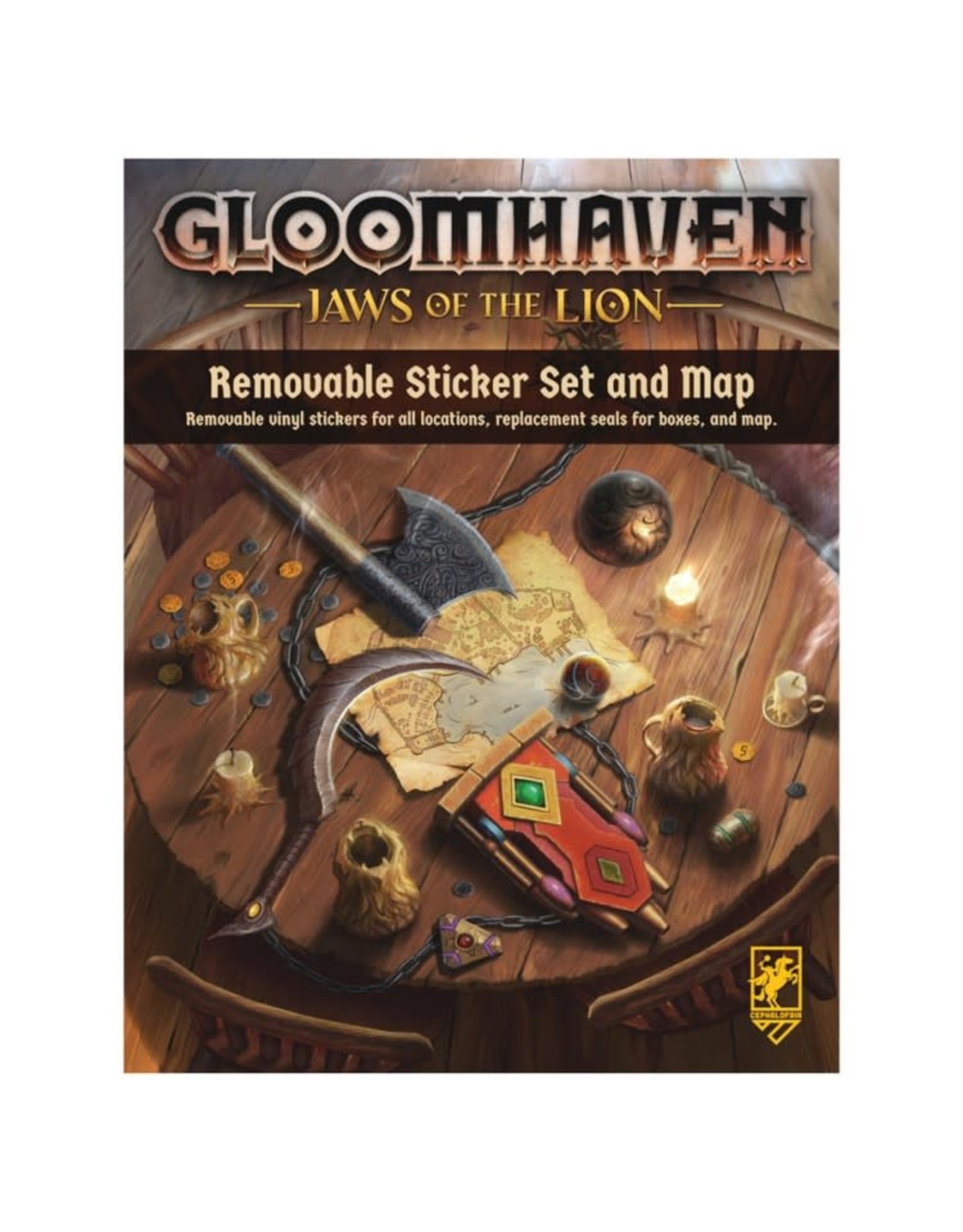 Cephalofair Games Gloomhaven: JotL: Rem. Sticker Set & Map