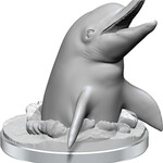 WizKids WizKids Deep Cuts Unpainted Miniatures: W14 Dolphins